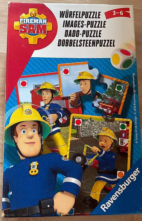 Fireman Sam Würfelpuzzle