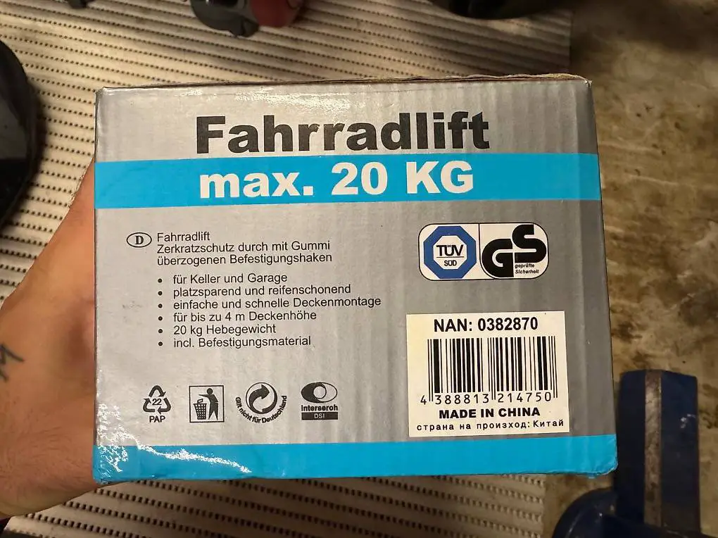 Fahrradlift/halter