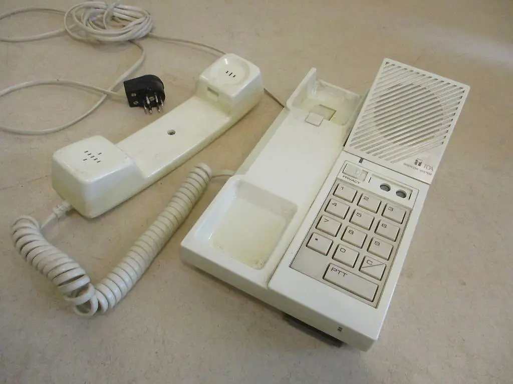 Telefon PTT TOA Intercom HF-200M 80er 90er Japan - HIT