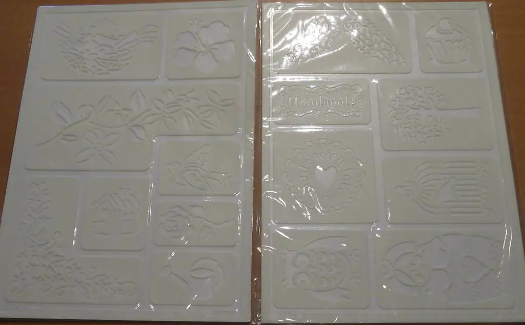 Selbstklebende Schablonen von GONIS Garten / süsse Motive