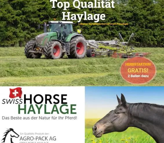 SwissHorse Heulage für Pferde entstaubt