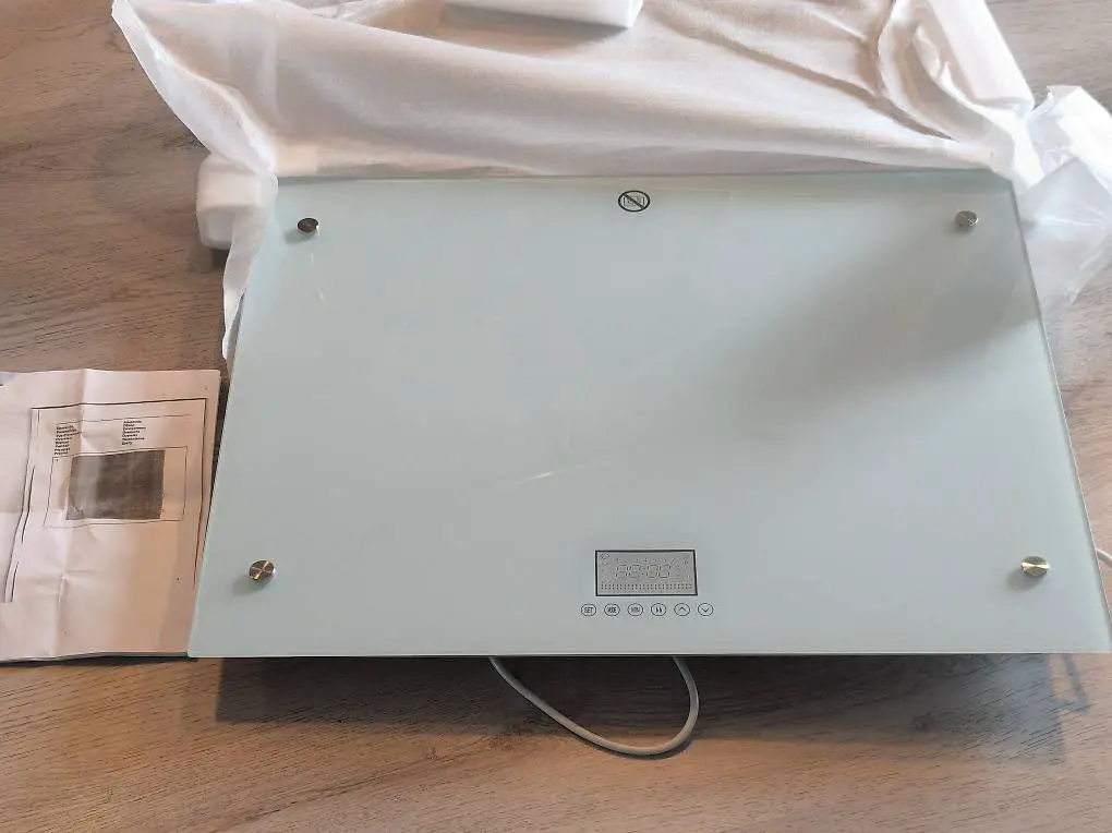 Infrarot Heizplatte Infrarotheizung Glas Heizkörper