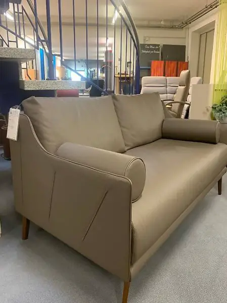  2er-Sofa in Leder Modell Zelos von Artanova