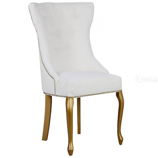  LUXUS LEHNSTUHL POLSTER STÜHLE LEHN ESS WOHN ZIMMER