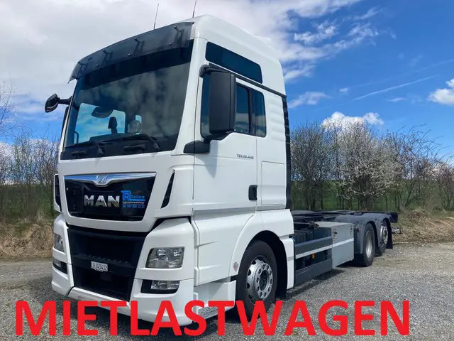 MAN, TGX26.440, Wechselrahmen / Containerchassis