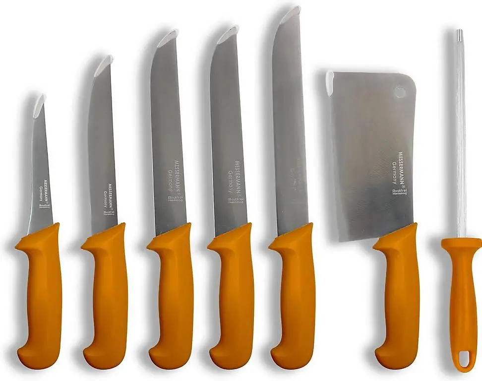 Küchenmesser Set 7 teilig, Edelstahl