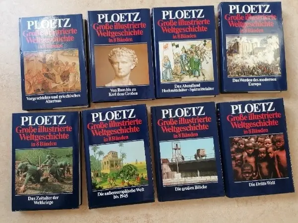 PLOETZ Grosse illustrierte Weltgeschichte in 8 Bänden