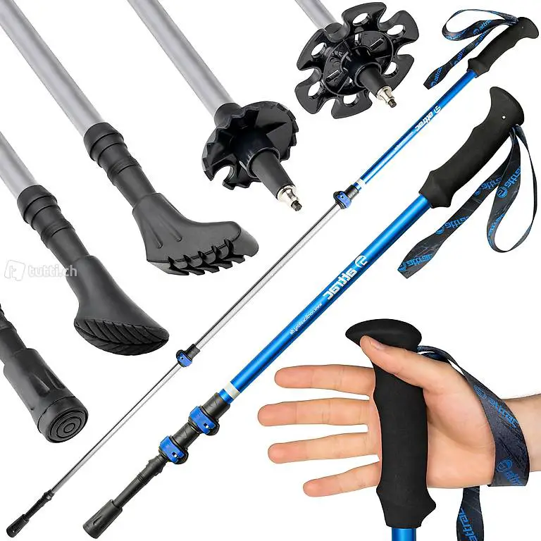  ATTRAC Stöcke Trilock Teleskop für Schneeschuhlaufen