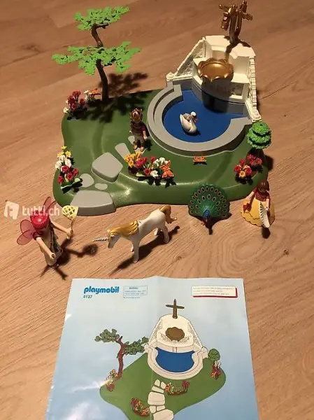 Playmobil 4137 Märchenschlosspark + 4927 Fee