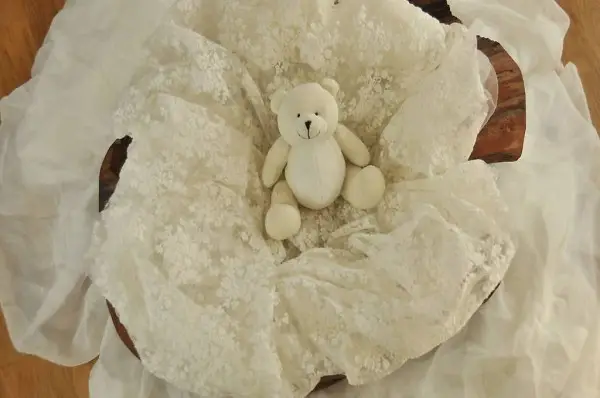 Newborn Füllstoff/Babywraps aus 100% Maulbeerseide & Tüll