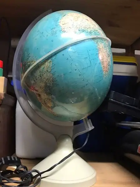 Mappamondo globo anni 1960