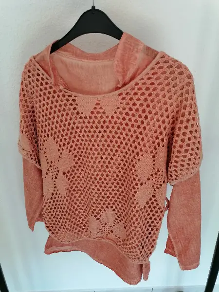 Damenbluse lachs Gr.M