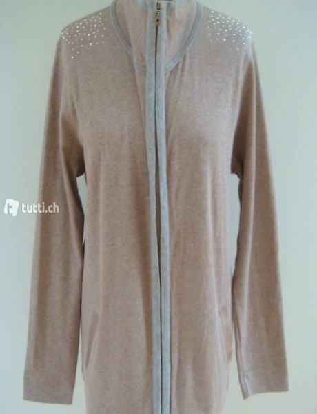 Gr. 42: Basler - Strickjacke - mit Strasssteinen