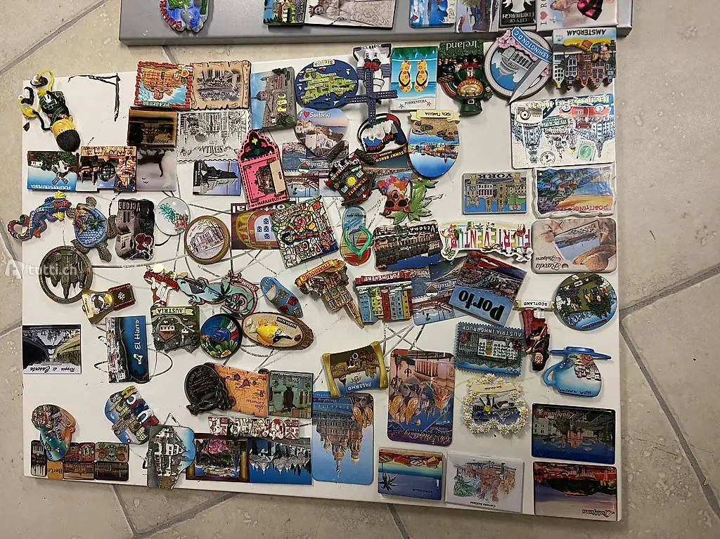 Collezione calamite mondo