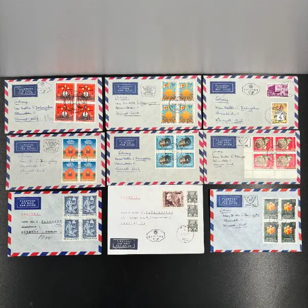 marken couvert luftpost österreich ersttag verband messe verein