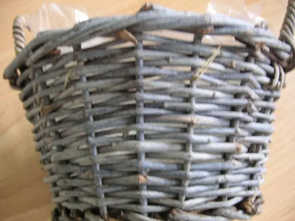 Shabby-Pflanzkörbli grau-braun