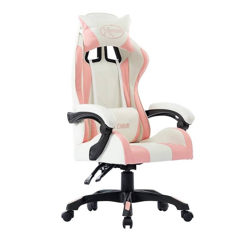 Gaming-Stuhl Rosa Kunstleder