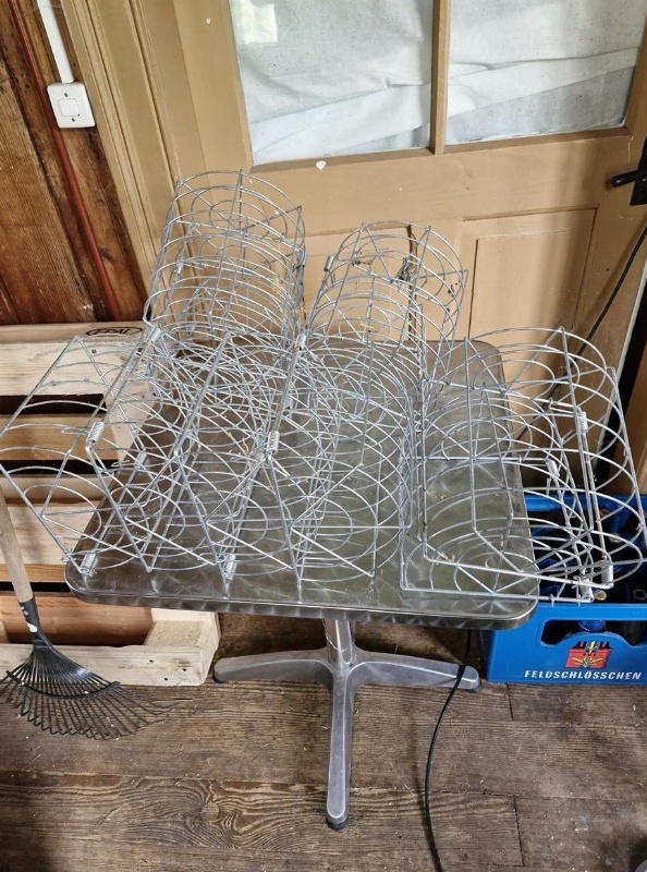 Kaninchen Heuraufen in super Zustand