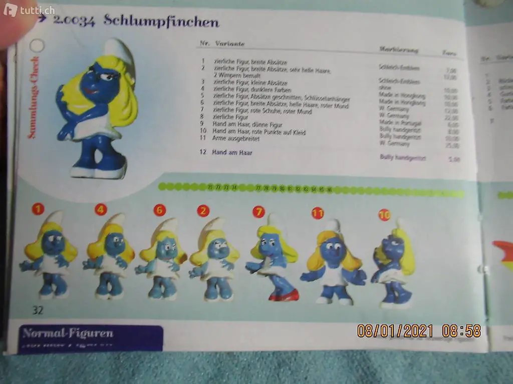 Schlumpfinchen, 2.0034, Schlumpf Schleich