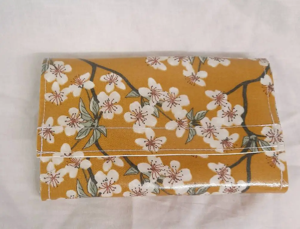 Wachstuch - Portemonnaie Neu