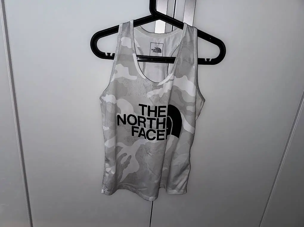 North Face Sport-Tanktop Shirt grau-weiss Gr. S, fabrikneu