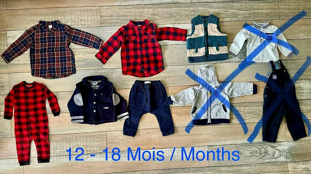 Kleiderset für ein Junge 12 - 18 Monate