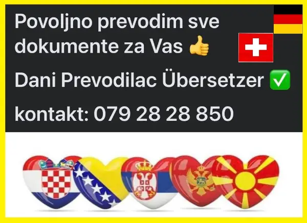 übersetzungen serbisch, kroatisch, deutsch