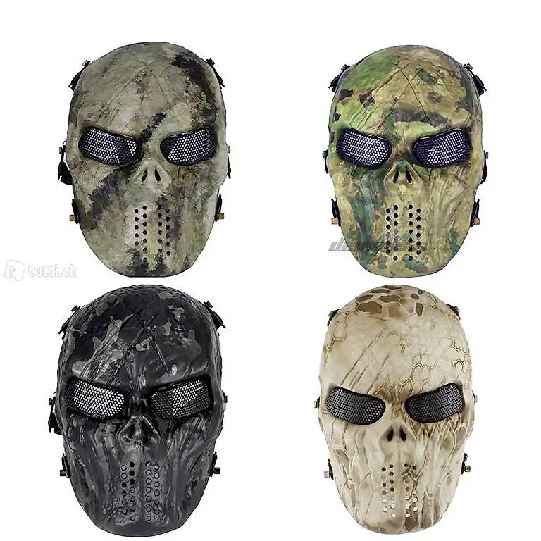  Airsoft / Paintball Helm mit Maske