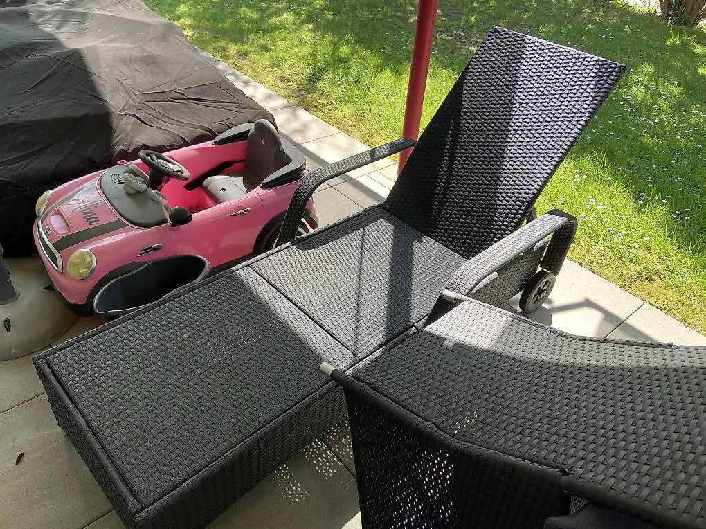 Liegestuhl Rattan