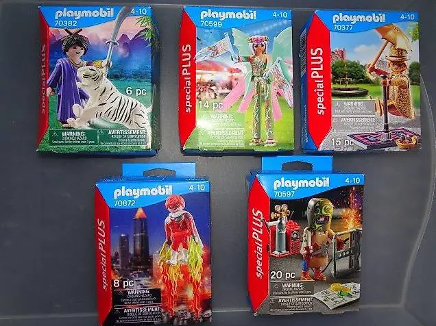 Playmobil NEU 5 Stück originalverpackt, ab 4-10jährig