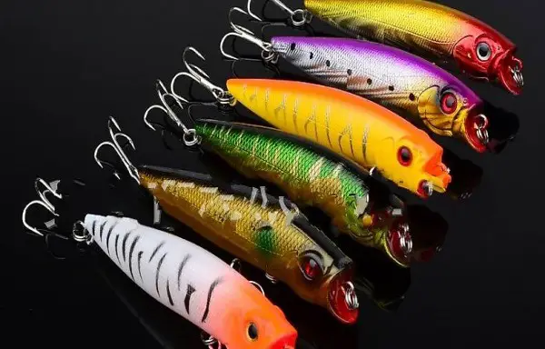  Portofrei 6 stück Wobbler Fisch Angel Kunst Köder Elritze B