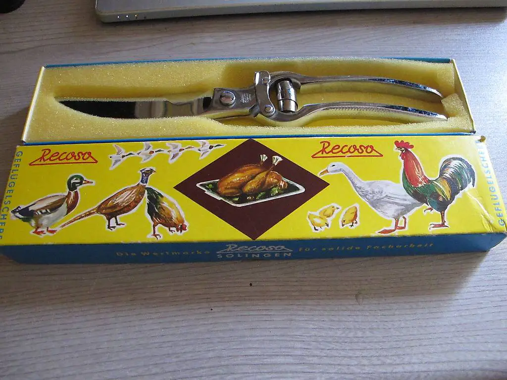 Geflügelschere Recosa Solingen OVP Neu Unbenutzt 60er Jahre