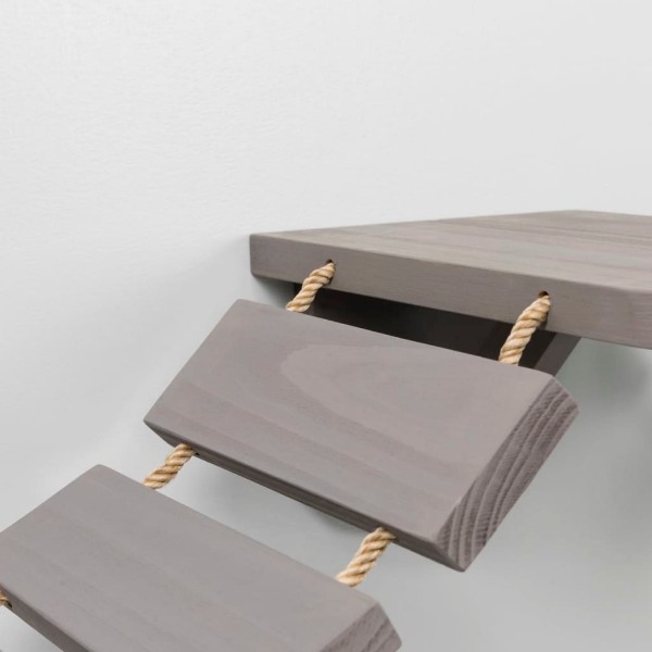  TRIXIE Wandmontierte Katzenkletterleiter 150 x 30 cm Taupe