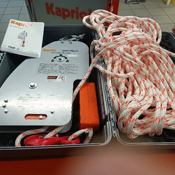 carrucola di sollevamento con sistema anticaduta KAPRIOL