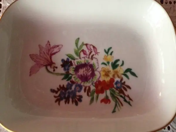 kleine 40jährige Platte Handarbeit