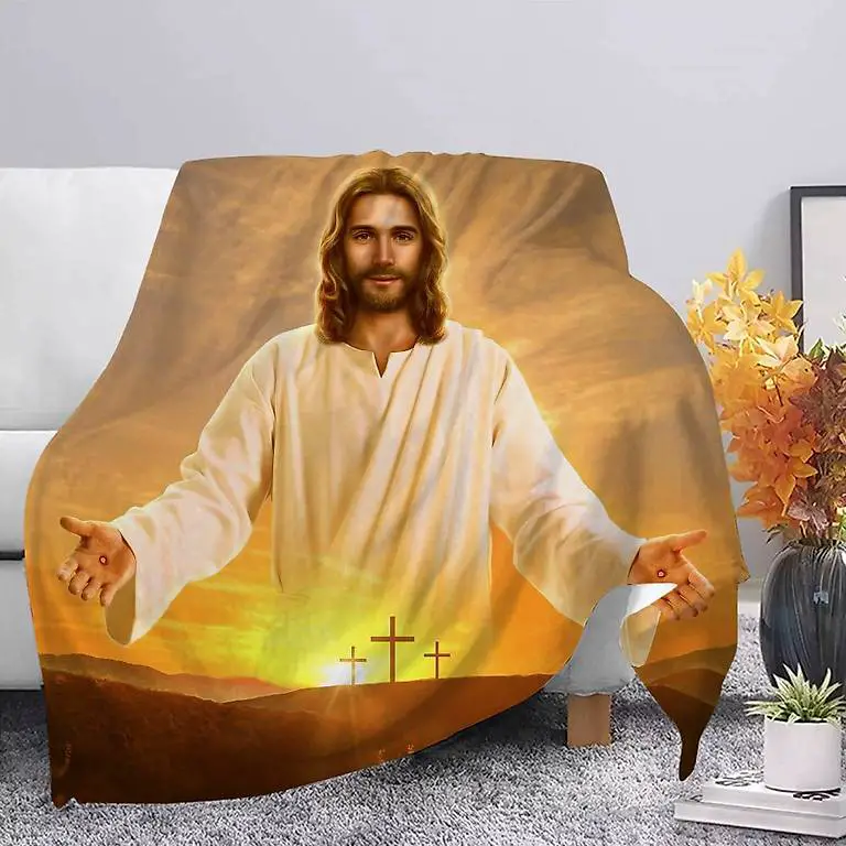 Jesus Kuscheldecke