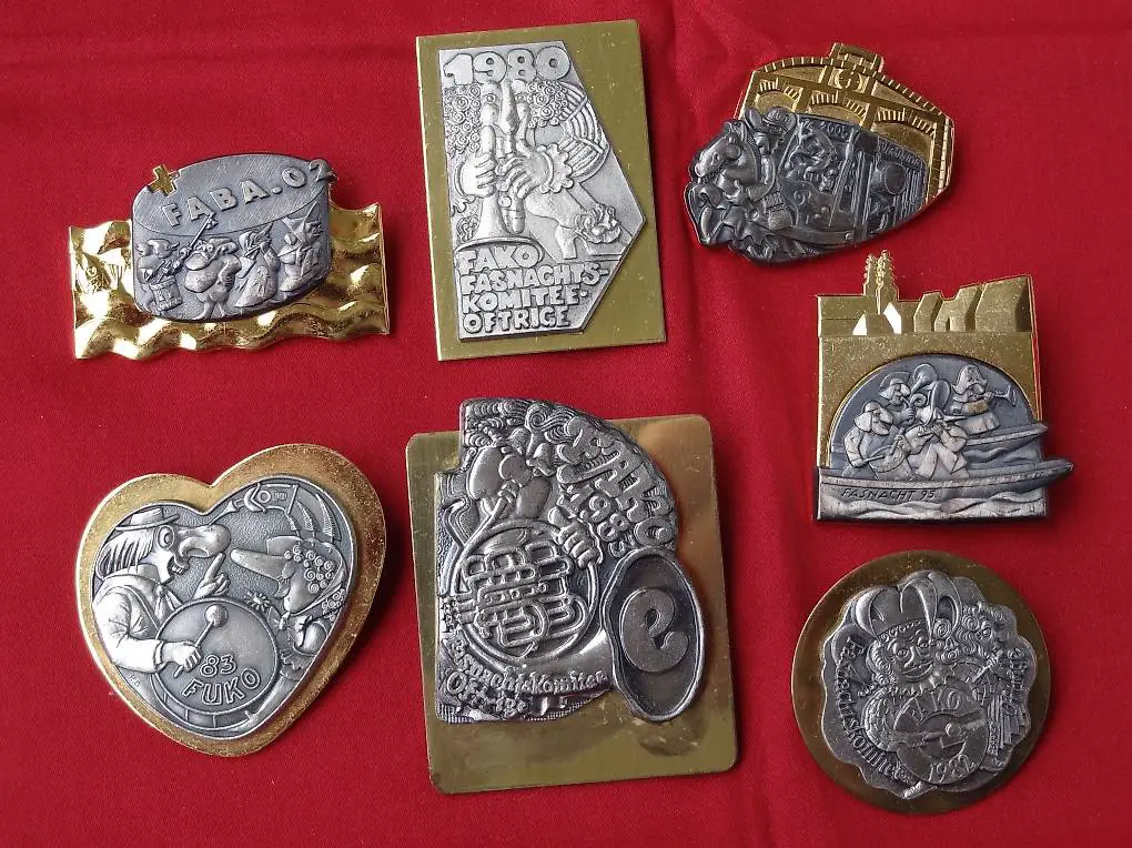 Fasnachtsplaketten Gold