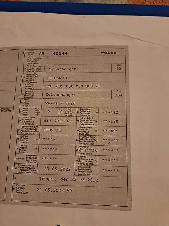 Trigano Zeltanhànger