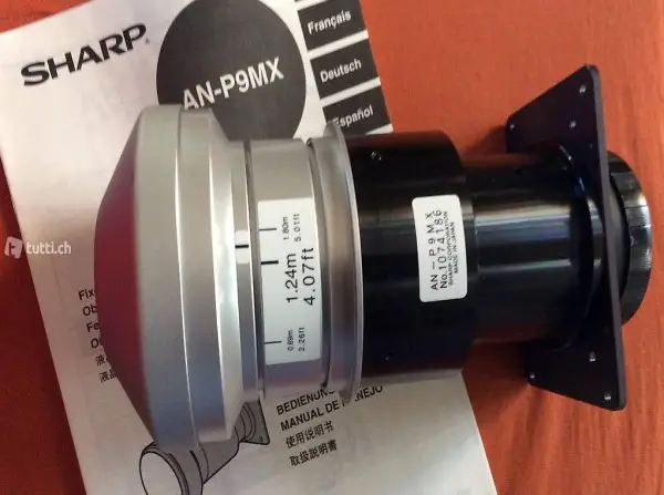 Objektiv für Sharp Beamer für Rückprojektion