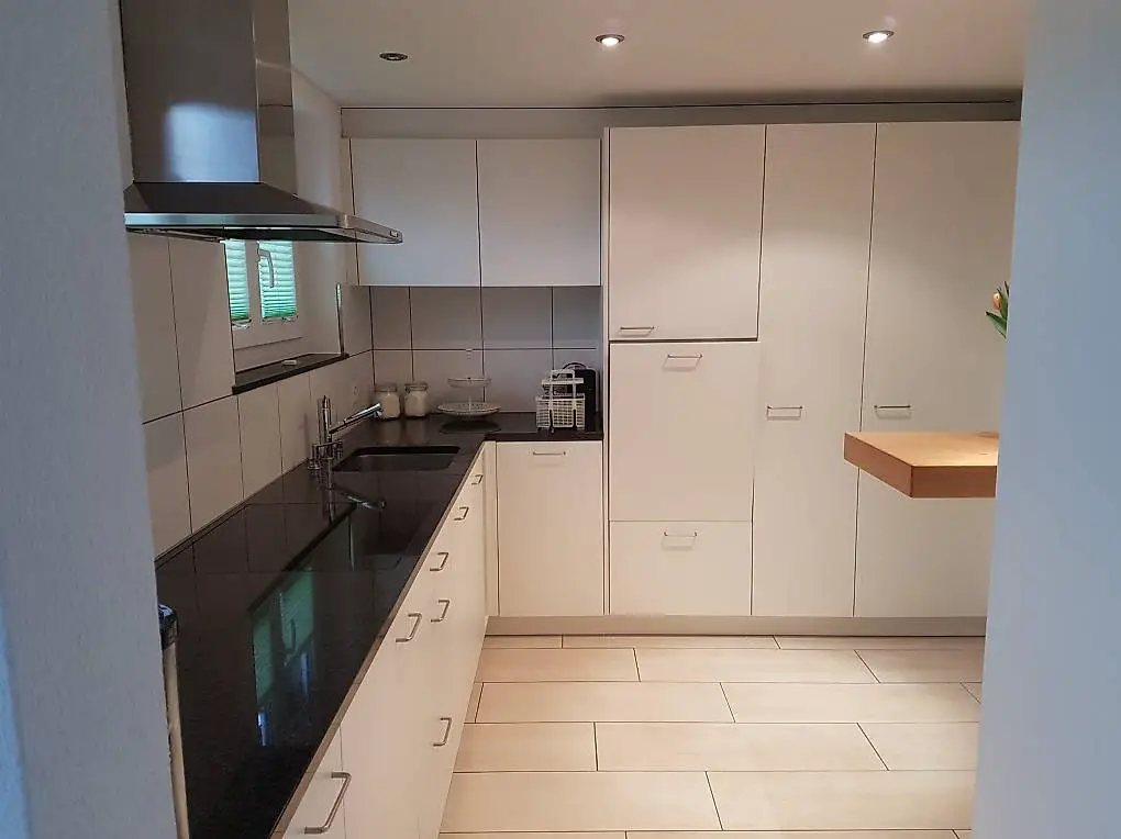 moderne 6.5-Zimmer-Wohnung mit grossem Balkon und Garten