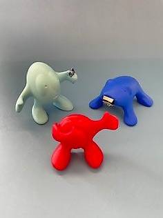 ALESSI Zahnseidenhalter Nagelknipser Zahnpastatubenverschl.