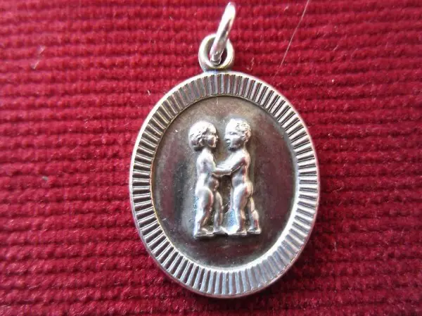  Anhänger Zwilling Silber 800