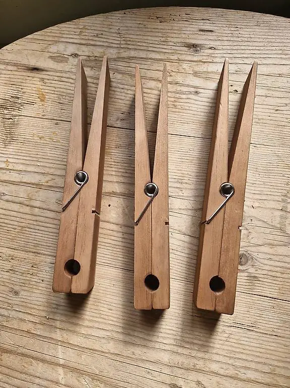 Wäscheklammer Notiz Holz Deko Klammer