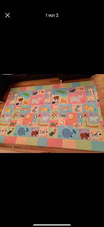 Spielmatte 210x140 cm beidseitig