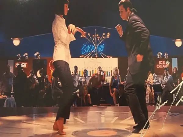 John Travolta pulp fiction original signiertes Foto