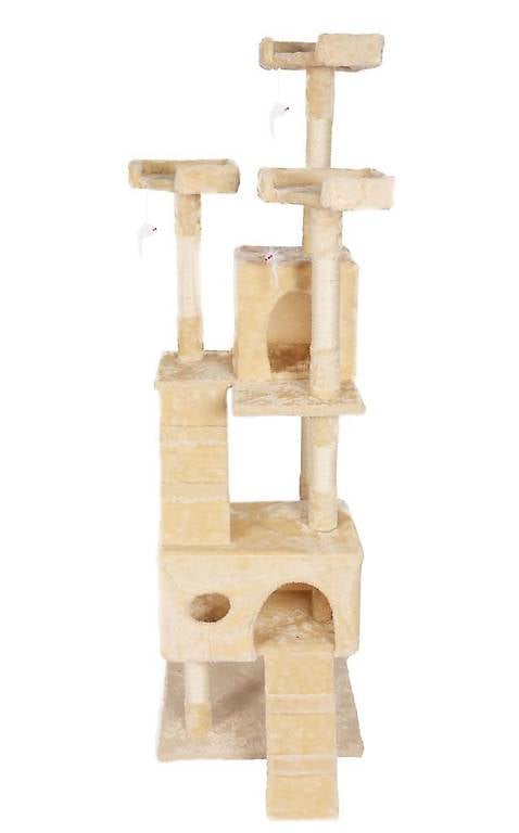 (SONDERPREIS) || Katzenbaum MAX 182 cm beige