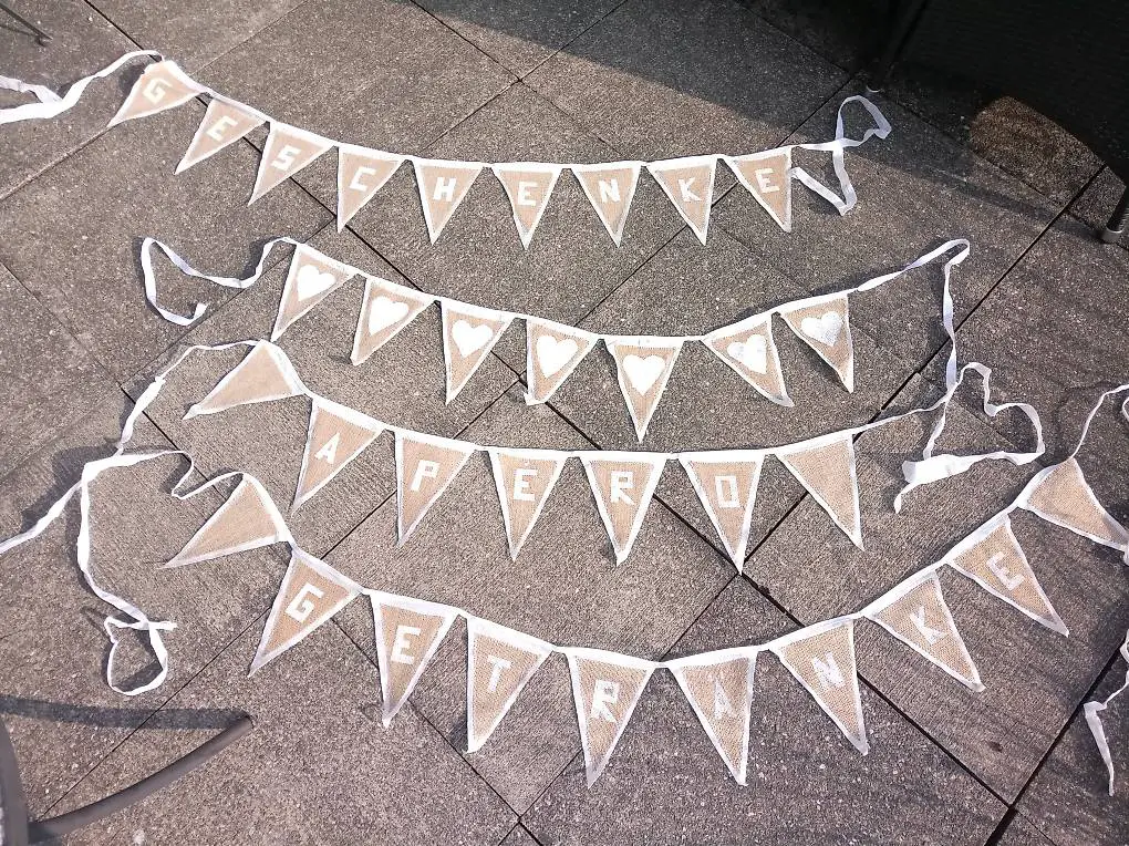 Wimpelkette, Vintage / Boho