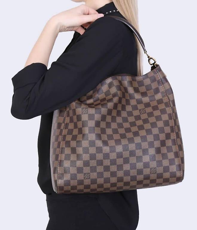 Louis Vuitton Portobello Segeltuch Handtaschen