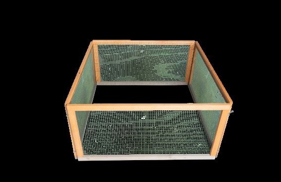 Auslaufgehege/-gitter komplett für Kaninchen, Meerschweinchen