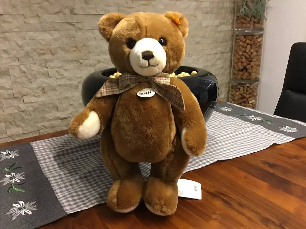 steiff teddybär petsy 35 caramel mit etikette